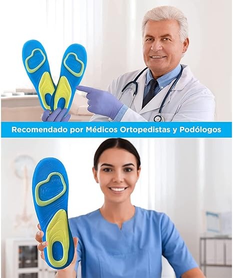 Miniatura 2 de Plantillas ortopédicas gel ajustable